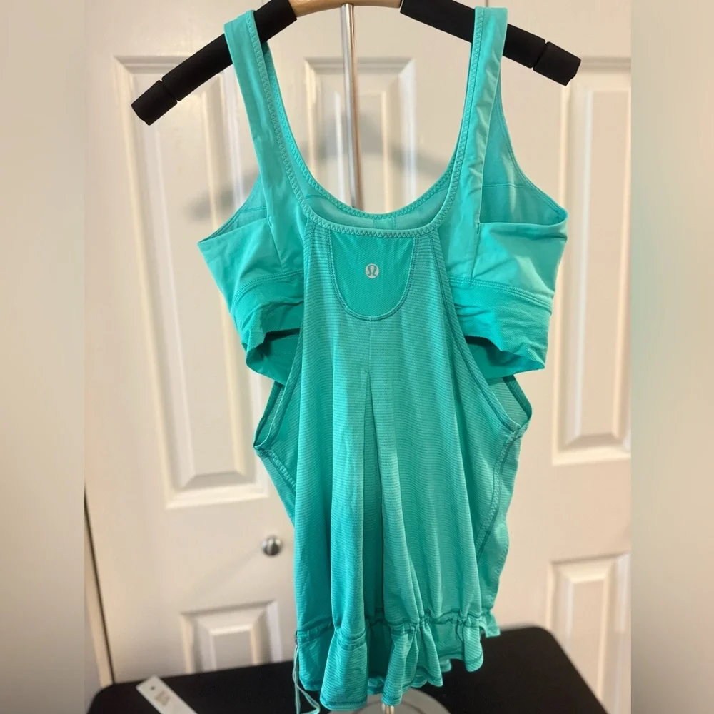 Lululemon Athletica Run Times Tank Heathered Bali Breeze